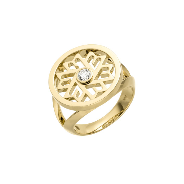         Gelbgold, Ringe, Danuvina Mill River Ring